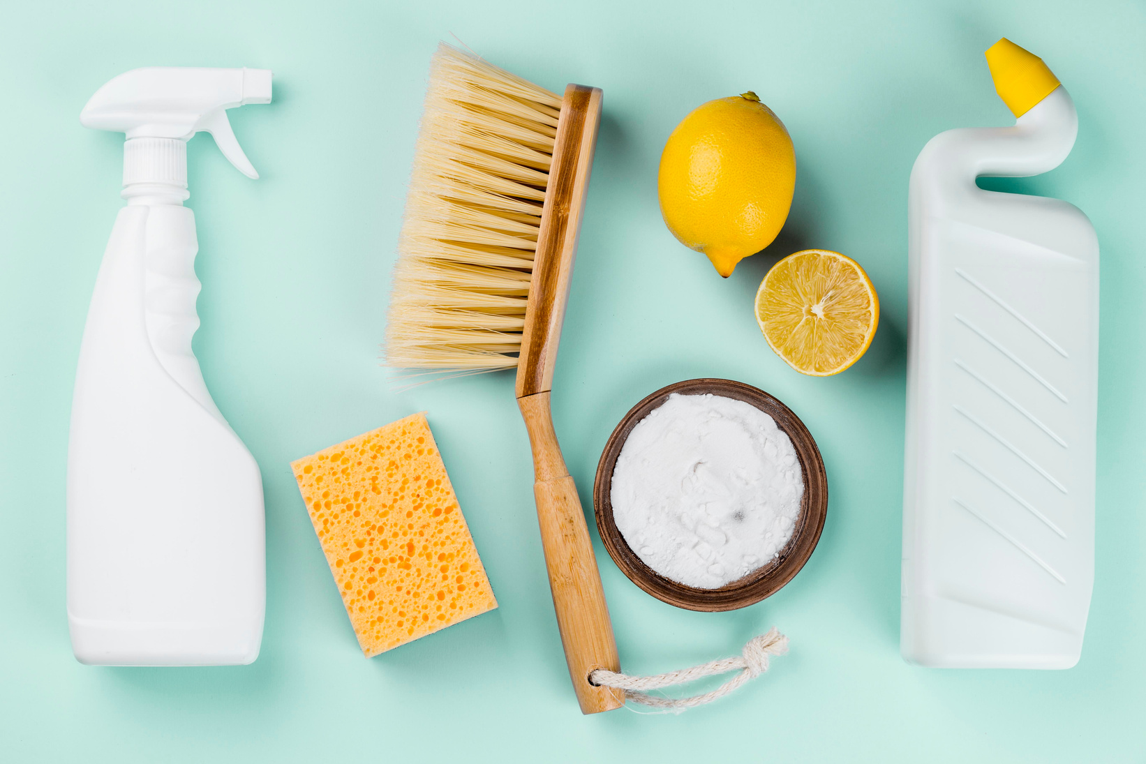 using lemons organic cleaning house products